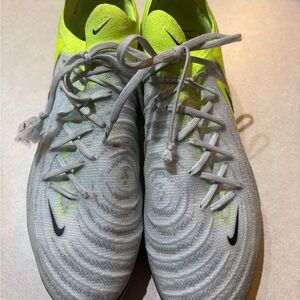 Nike Gray and Yellow Soccer Cleats